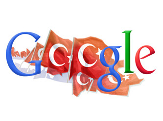 Google'dan anlamlı logo
