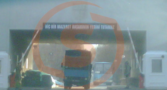O arma söküldü!