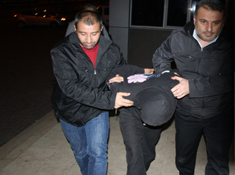 Pompalı tüfekle banka soyan zanlı yakalandı