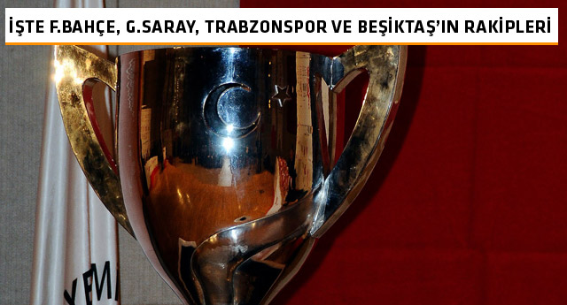 Türkiye Kupası'nda eşleşmeler belli oldu