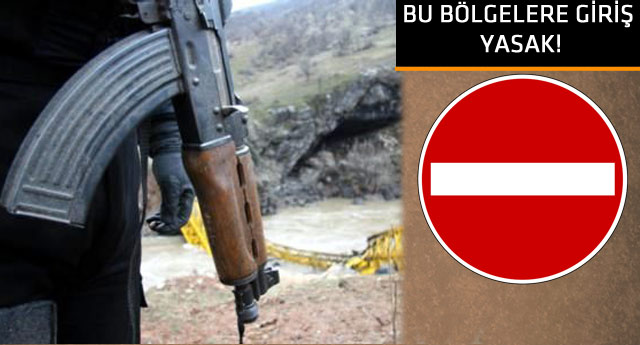 Geçici güvenlik bölgesi ilan edildi