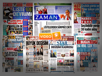 İşte Gazetelerin bugünkü manşetleri 