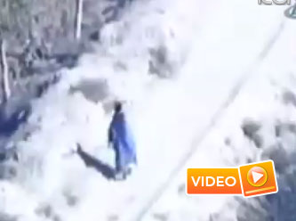 Taliban üyesinin füzeyle ölüm anı - Video