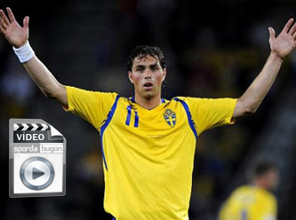 Elmander coştu, İsveç kazandı: 1-4 - Video