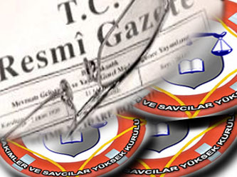 HSYK kararları Resmi Gazete'de