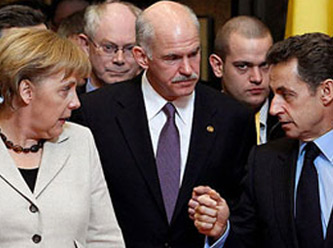 197541 sarkozy merkel Ve AB liderleri 5 maddelik planda uzlaştı