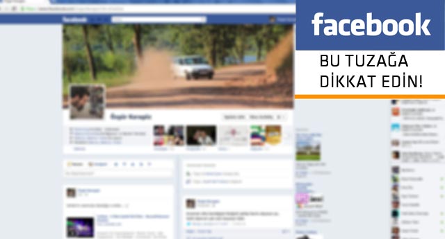Facebook'ta tünel tuzağına düşmeyin 