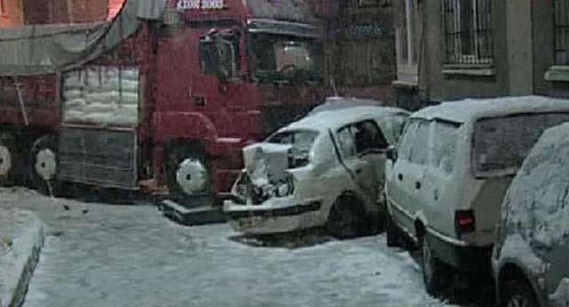 Şişli'de Faciadan Kıl Payı Dönüldü