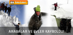 Arabalar ve evler kayboldu!