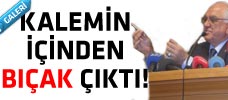 Kalemin içinden bıçak çıktı!