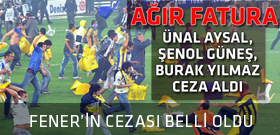 Fenerbahçe'nin cezası belli oldu