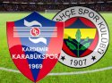 Karabükspor- Fenerbahçe maçında 5 Gol - Maç Sonucu