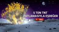 Ay'da korkutan patlama an be an görüntülendi