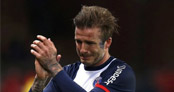 David Beckham gözyaşlarıyla veda etti