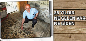 1000 yıllık mozaiğin üzerinde yaşıyorlar