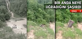 Metrelerce yüksekten takla atarak düştü!