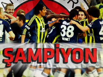 Fenerbahçe Süper Lig'in şampiyonu oldu