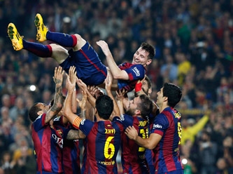 Messi Camp Nou'da tarih yazdı
