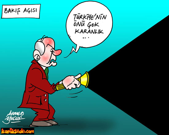 Iste Gunun Karikaturu Foto