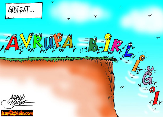 avrupa birligi nin gidisati karikatur
