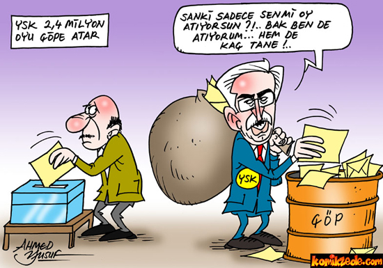 cope giden oylar karikatur samanyolu haber