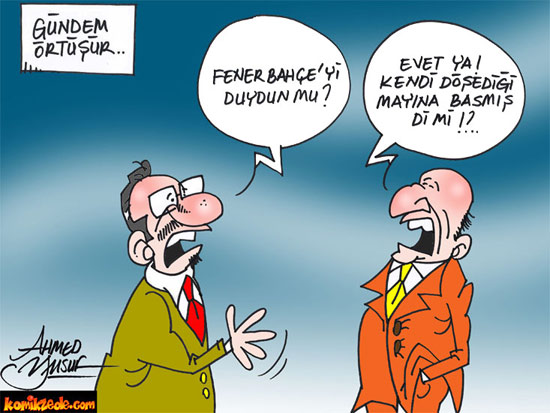Fenerbahce Mayina Basar Karikatur