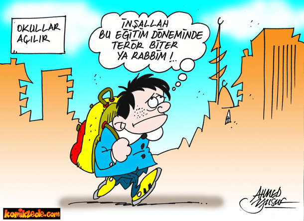 okullar acilir karikatur samanyolu haber