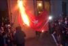 Ermenistan’da Türk bayrağı yakıldı