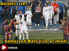 Real Barcelona'yı bozguna uğrattı-İZLE