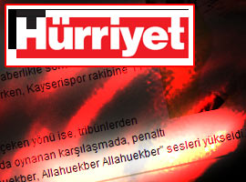 Hürriyet'in 'ALLAHUEKBER' rahatsızlığı
