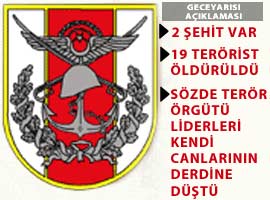 Genelkurmay: Büyük darbe vuruldu