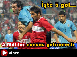 Millilerimize ilk uyarı Uruguay'dan-İZLE