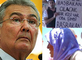 Baykal'ı protesto eden edene