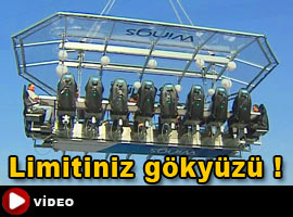 55 metre yükseklikte yemek keyfi - İZLE