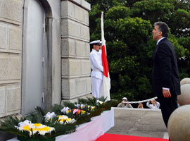 Ertuğrul şehitlerine en anlamlı vefa  