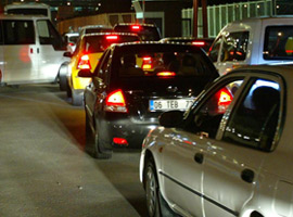 İstanbul'da asfaltlama trafiği