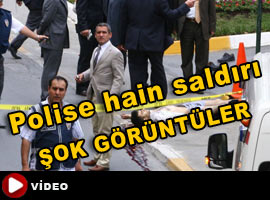 Polise hain saldırı-ŞOK GÖRÜNTÜLER