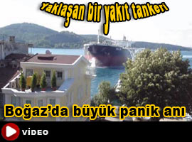 Tanker kıyıya böyle çarptı - İZLE