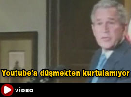 Bush yine kameralara takıldı - İZLE