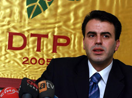 DTP'li Demirtaş'a 1 yıl hapis 