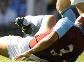 Ayağı böyle kırıldı ! İşte O AN