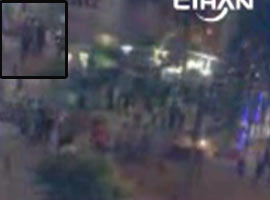 Bir kişi kaçarken kameraya takıldı - İZLE