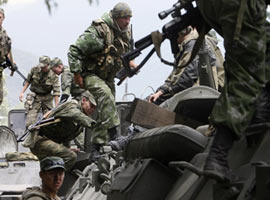 Rusya: ''Gori'de Rus askeri yok''