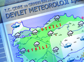 5 günlük hava tahmini - HARİTALI