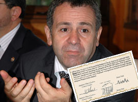 AK Partili Dişli belgeleri gösterdi