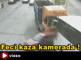 Dehşete düşüren KAZA ANI - İZLE
