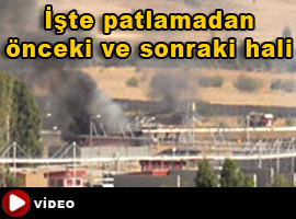 MKE'de patlama! İşte ilk görüntüler