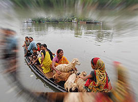 Muson yağmurlarında ölü sayısı 1700  