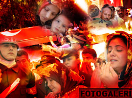 Kahraman şehitler dualarla uğurlandı  