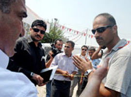 Zabıta iftar çadırını engelledi  